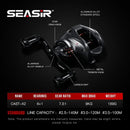 Carretilha Seasir Cast-XZ 7.3:1 | 7 Rol. Drag 9Kg