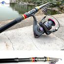 Kit Pescaria Completo Black Shark PRO - Fibra de Carbono