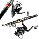 Kit Pescaria Completo Black Shark PRO - Fibra de Carbono