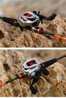 Carretilha JohnCoo Attack - 9+1 Rolamentos + 6kg Drag - 6.4:1