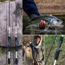 Vara de Pesca em Fibra de Carbono Para Carretilha e Molinete