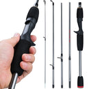 Vara de Pesca em Carbono - 5 seções Profissional