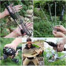 Vara de Pesca em Carbono - 5 seções Profissional