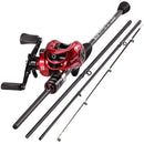 Kit Carretilha + Vara 2,1m - Sougayilang 8Kg Drag - 18+1 Rolamentos - Recolhimento 7.2:1
