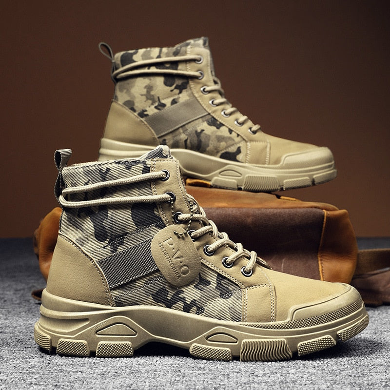 Cuturno Tático Militar Camuflado Boots