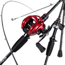 Kit Carretilha + Vara 2,1m - Sougayilang 8Kg Drag - 18+1 Rolamentos - Recolhimento 7.2:1